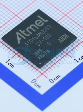 单片机(MCU/MPU/SOC) AT91SAM9263B-CU-100 BGA-324 原装正品