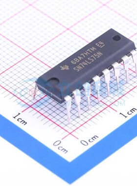 锁存器 SN74LS75N DIP-16 原装正品 电子元器件配单