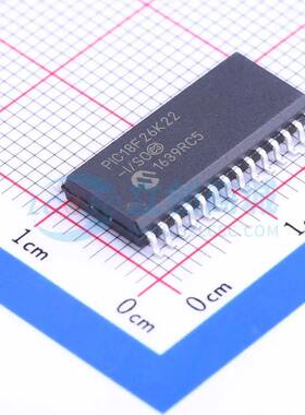 单片机(MCU/MPU/SOC) PIC18F26K22-I/SO SOP-28-300mil 原装正品