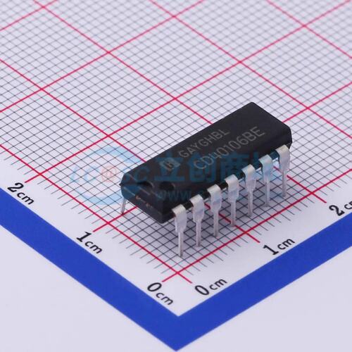触发器 CD40106BE DIP-14 原装正品
