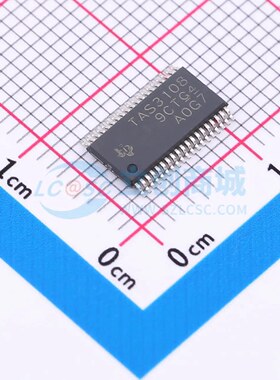 数字信号处理器(DSP/DSC) TAS3108DCPR HTSSOP(DCP)-38