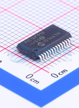单片机(MCU/MPU/SOC) PIC16F913-I/SS SSOP-28-208mil 原装正品