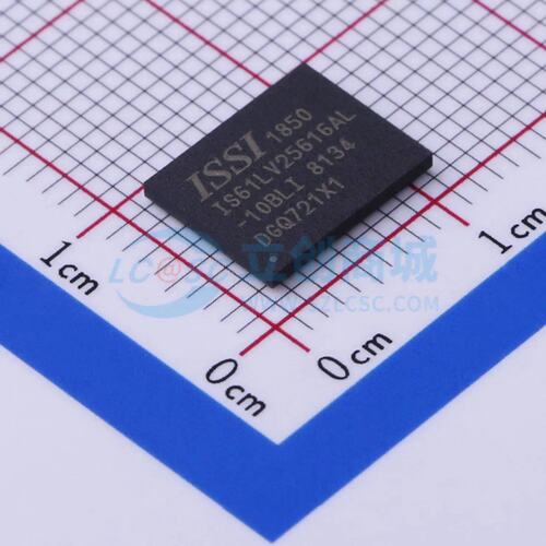 静态随机存取存储器(SRAM) IS61LV25616AL-10BLI TFBGA-48 原装正