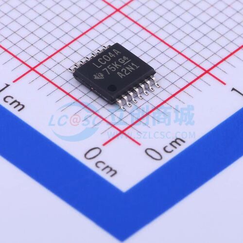 反相器 SN74LVC04APWR TSSOP-14 原装正品 电子元器件配单