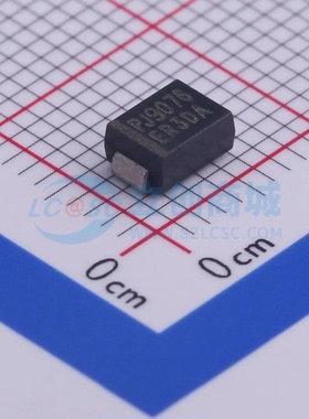 快恢复/高效率二极管 ER3DA SMB 200V 3A 原装正品
