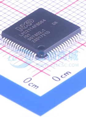 单片机 LPC2114FBD64/01,15 LQFP-64(10x10) 128KB 60MHz ARM 芯