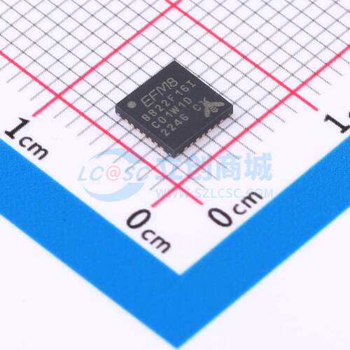 单片机(MCU/MPU/SOC) EFM8BB22F16I-C-QFN28 VQFN-28-EP(5x5) 原