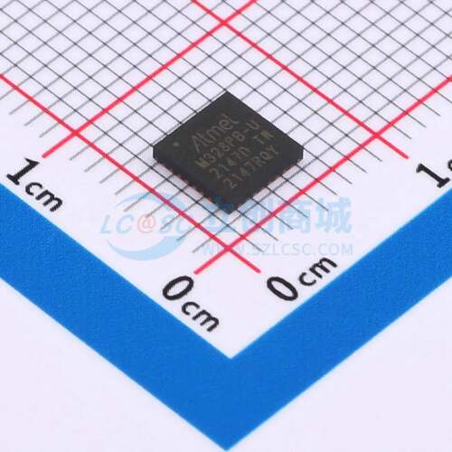 单片机(MCU/MPU/SOC) ATMEGA328PB-MUR VFQFN-32-EP(5x5) 原装正