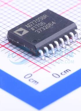 模数转换芯片ADC AD7705BRZ-REEL SOIC-16-300mil 原装正品