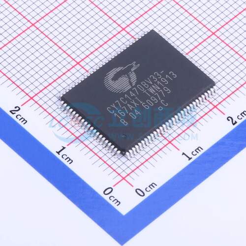 静态随机存取存储器(SRAM) CY7C1470BV33-167AXI TQFP-100(14x20)