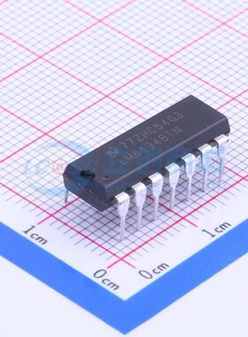 原装 运算放大器 LM6134BIN/NOPB PDIP-14 全新