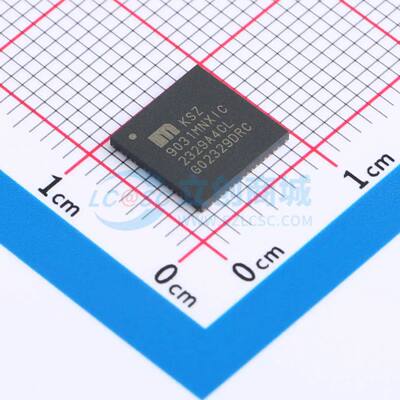 以太网收发器 KSZ9031MNXIC-TR QFN-64-EP(8x8) 原装正品