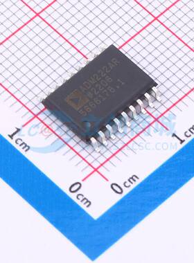 RS232芯片 ADM222ARZ SOIC-18-300mil 原装正品