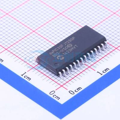 数字信号处理器(DSP/DSC) DSPIC33FJ128GP802-I/SO SOIC-28-300mi