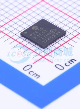 单片机(MCU/MPU/SOC) PIC16F1517-I/MV QFN-40-EP(5x5) 原装正品