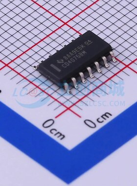 逻辑门 CD4075BM96 SOIC-14 原装正品 电子元器件配单