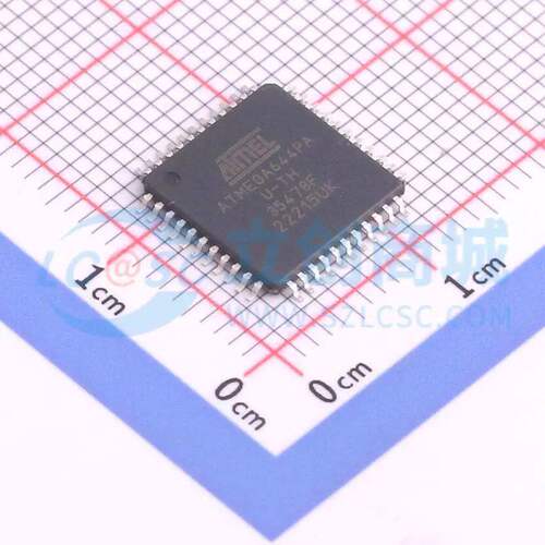 单片机(MCU/MPU/SOC) ATMEGA644PA-AUR TQFP-44(10x10) 原装正品