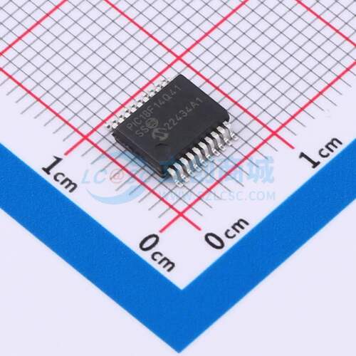 单片机(MCU/MPU/SOC) PIC18F14Q41-I/SS SSOP-20-208mil 原装正品
