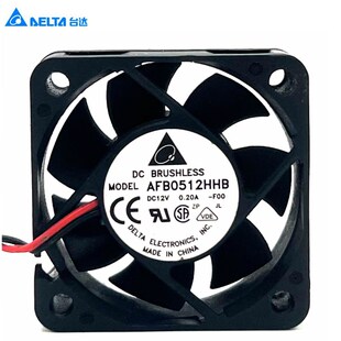 原装台达AFB0512HHB DC12V 0.20A 5015双滚珠高速服务器散热风扇