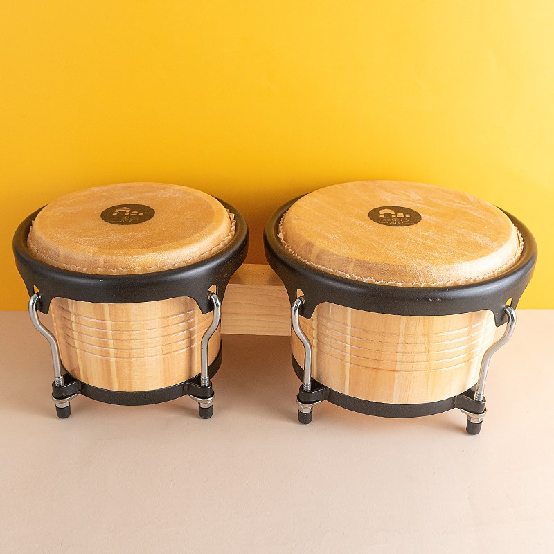 三重吕新款加纳邦哥Bongo邦戈鼓7+9寸牛皮羊皮奥尔夫乐器儿童手鼓