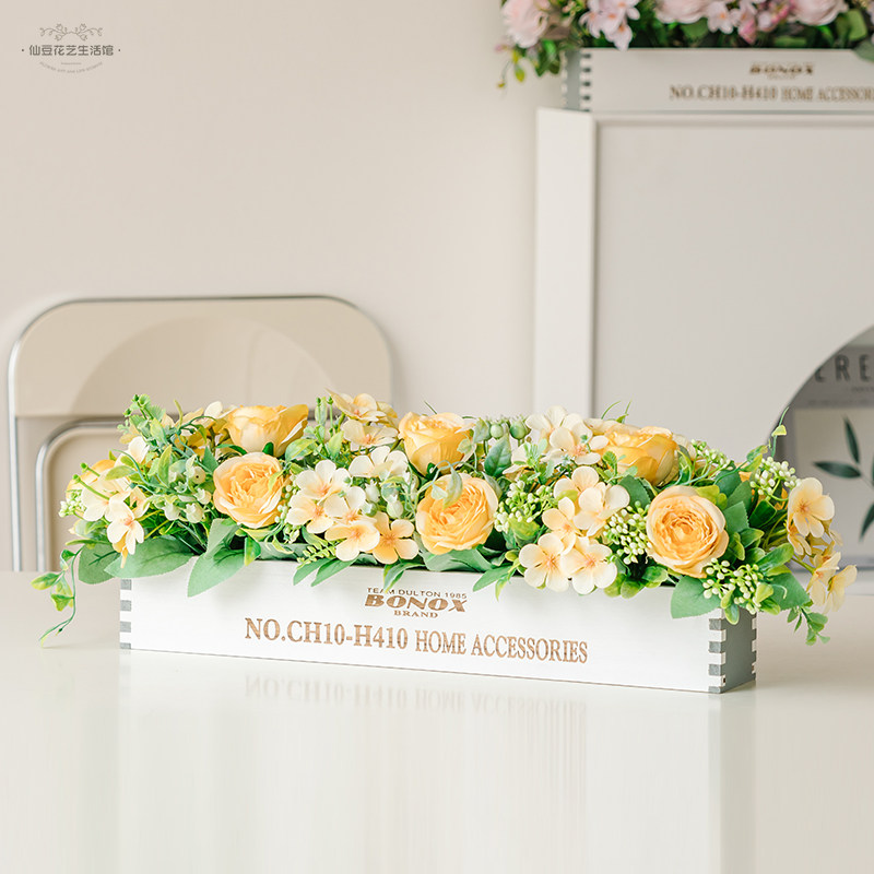 端手工盆景绢餐桌插装饰假仿真摆设客厅电视柜摆,家居饰品,仿真花/假花,淘宝优惠券,粉丝福利购,淘宝优惠卷