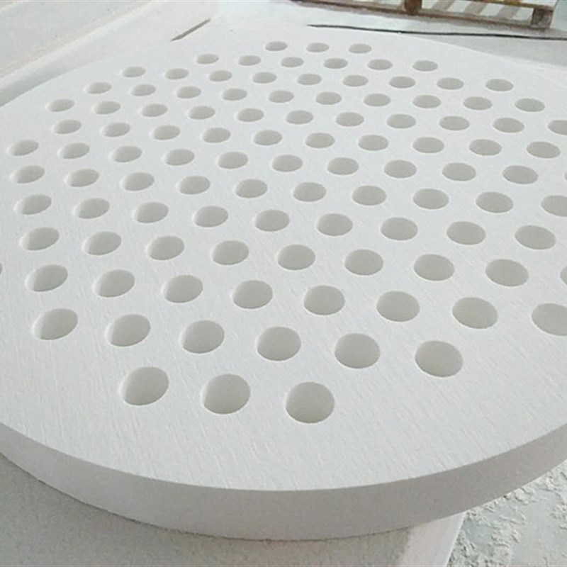 10莫来石氧化铝陶瓷纤维板耐火板定制品隔热板保温材料异型件