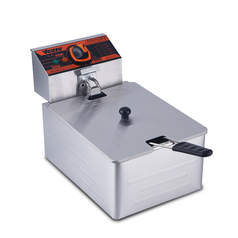 汇利HY-R单缸电炸炉 油炸锅 商用炸薯条炸鸡专用油炸炉电炸锅