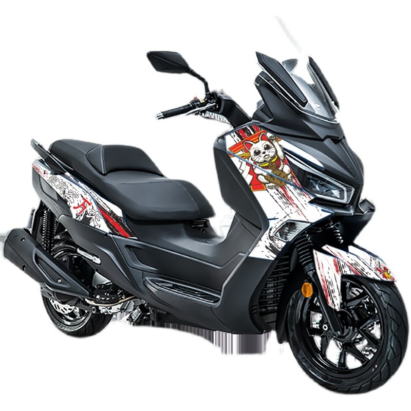 定制三阳九妹Z00改装贴纸车身贴全车保护贴膜防水版画贴花拉花