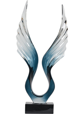 高档风生水水晶酒柜领导办公室装饰品家居工艺品大展宏图