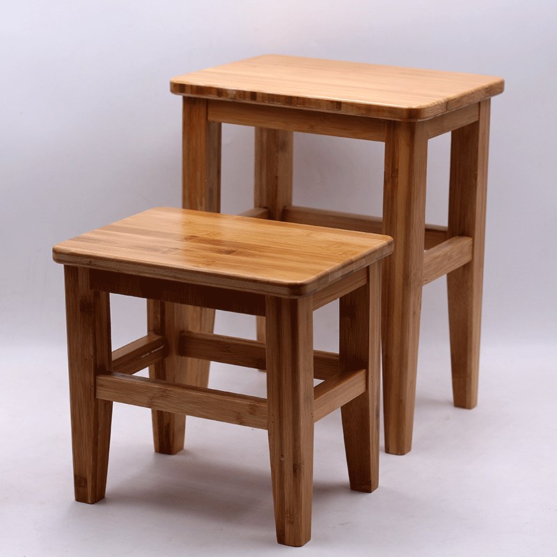 新款实木休闲圆形 儿童学生作业凳洗衣穿鞋矮小方凳工艺礼品