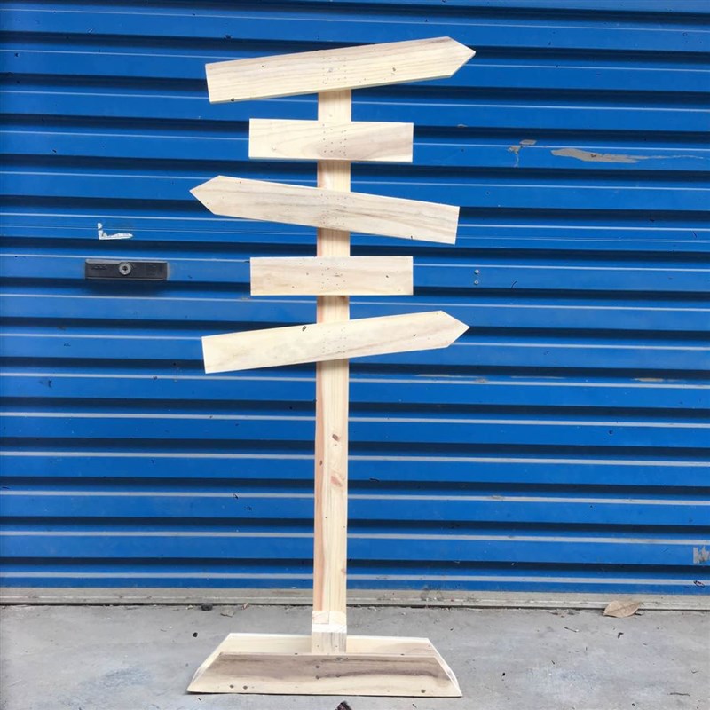 实木文艺范木质导向牌导视牌路标指路牌引路牌指引指示牌装饰路标