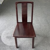 全实木餐椅木质加厚吃饭乌金木靠背椅休闲办公椅