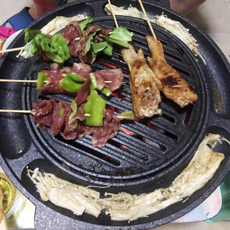 韩式鸡烤盘粘盘心炭火烧烤盘烤肉盘烤网加厚篦子盘圈,厨房/烹饪用具,烧烤盘,淘宝优惠券,粉丝福利购,淘宝优惠卷