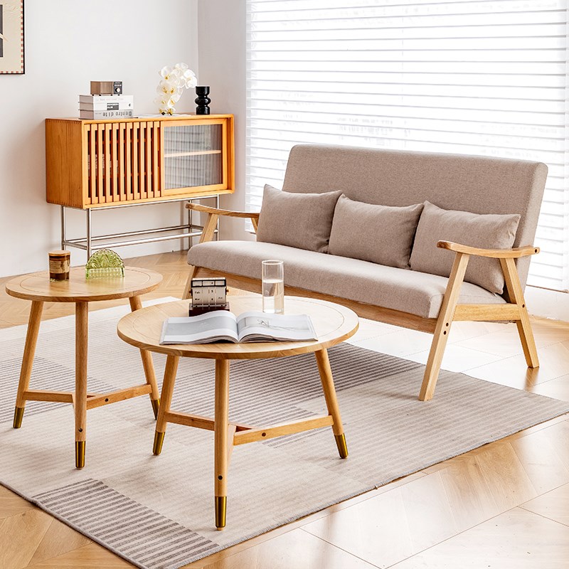 民宿酒店客房卧室单人懒人沙发椅椅子阳台客厅实木休闲椅洽谈