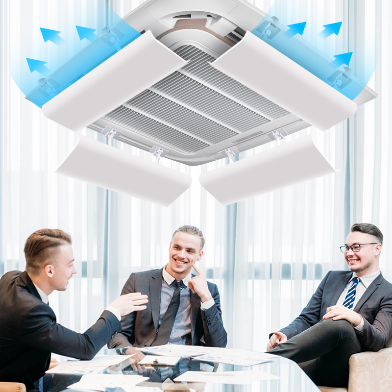 中央空调口挡风板吸顶天花机导风板冷气机出风口遮风板防直吹通用