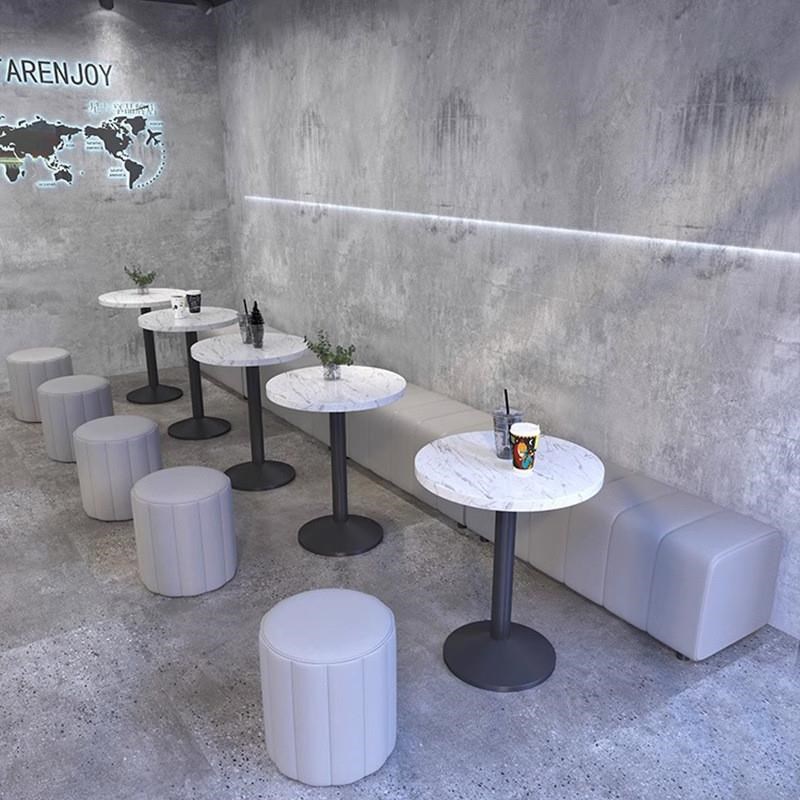 奶茶店汉堡餐厅卡座沙发甜品小吃烘焙咖啡店软包长条凳桌椅