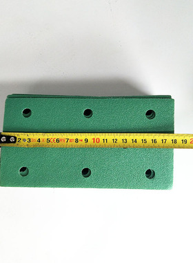 长方形孔绿色干磨 汽车腻子工业家具打磨吸尘抛光植绒片