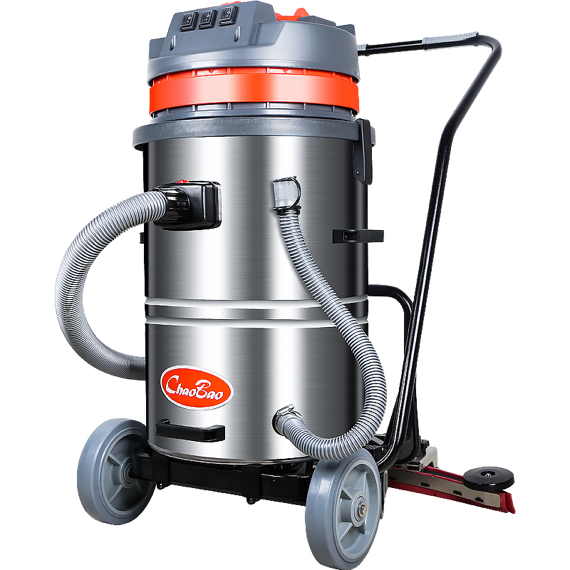 超宝CB0-W工业吸尘器后扒式强力吸尘吸水机大功率000W三马达