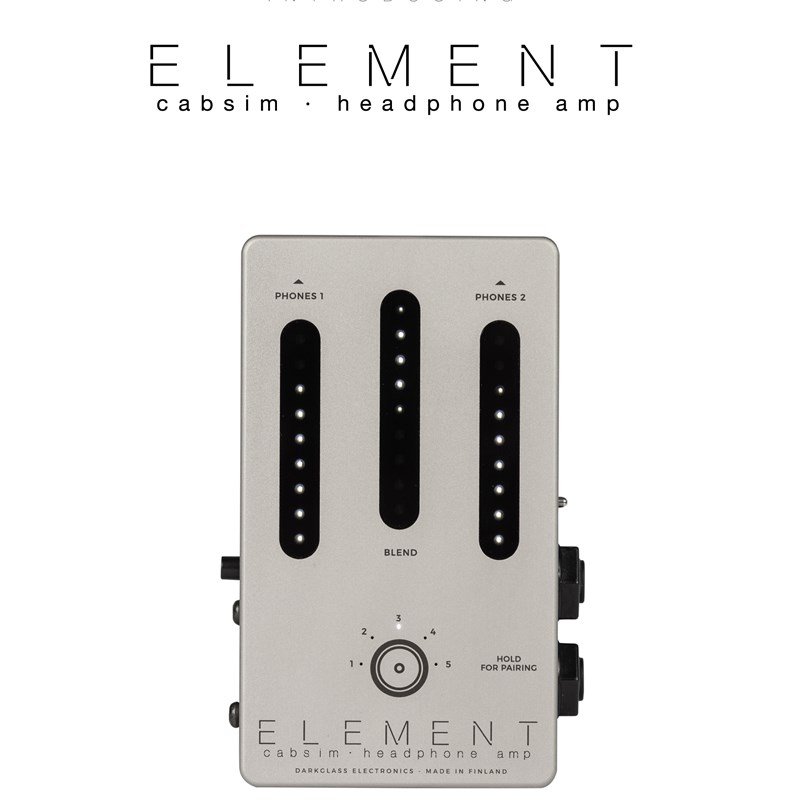 现货 Darkglass ELEMENT 吉他贝司箱体模拟 耳放单块效果器 DI盒