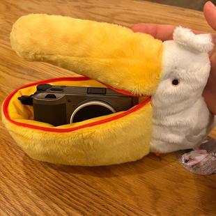 相机收纳包CCD拍立得大疆pocket3影石摄影便携鹈鹕大嘴可爱防撞包