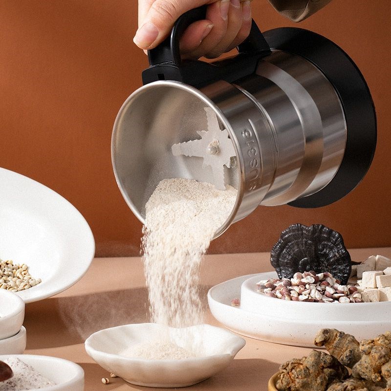 德国新款家用磨粉机小型粉碎机五谷杂粮打粉机钓鱼打碎研磨破碎机
