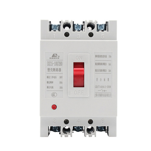 上海人民DZ塑壳断路器空气关家用总闸空三相