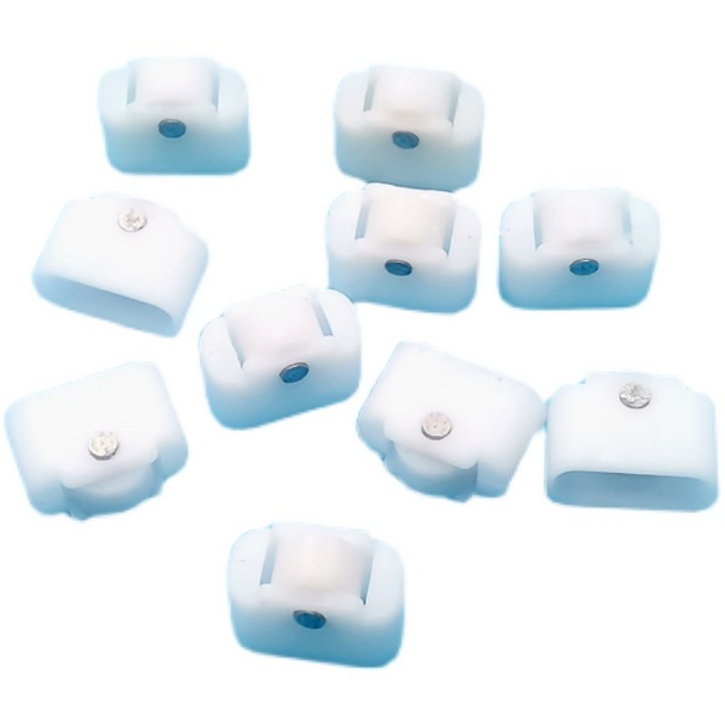 麻辣烫展示柜玻璃门滑轮白色凸轮推拉锁门下槽轮冷藏保鲜柜移门轮,五金/工具,滑轮,淘宝优惠券,粉丝福利购,淘宝优惠卷