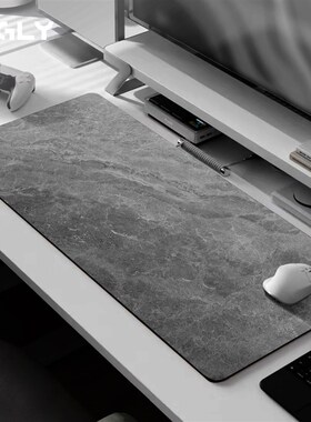 超纤肤感OGL桌垫高级感超大号电脑键盘滑鼠垫办公室垫子定制