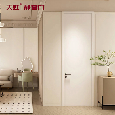 实木复合烤漆静音卧室门到家安装