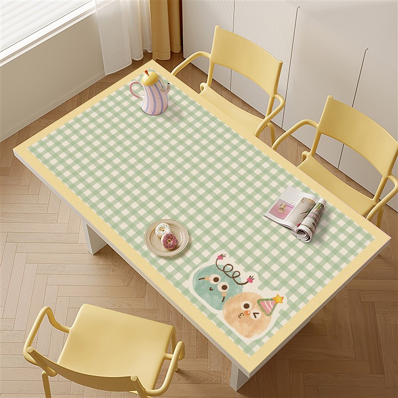 卡通桌布餐桌垫防油防水免洗学习书桌垫防烫垫茶几垫桌面保护垫子