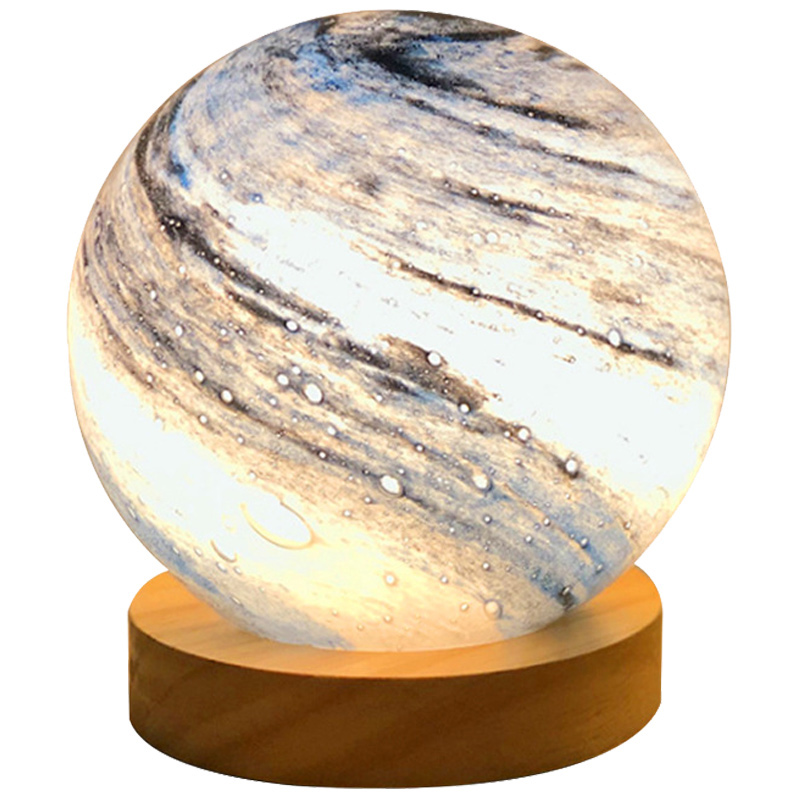 气泡星球小夜灯月球梦幻星空卧室睡眠房间床头遥控氛围系台灯