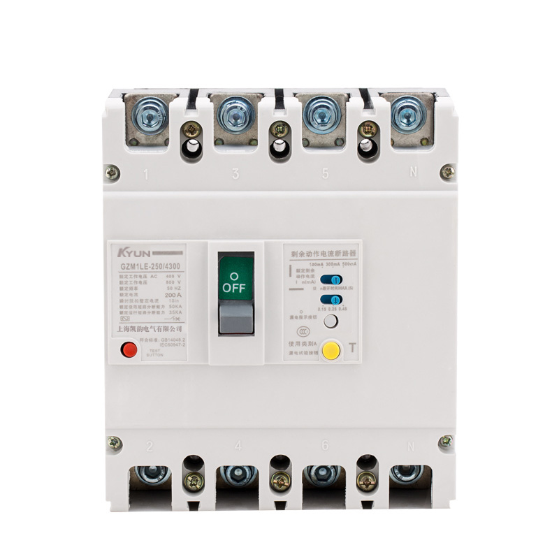 CM1LE RMM1LE 三相四线塑壳漏电断路器 100 2 0 0 0