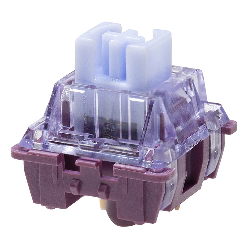 CIY水轴线性手感POM轴心PC外壳双段弹簧适配机械键盘47g