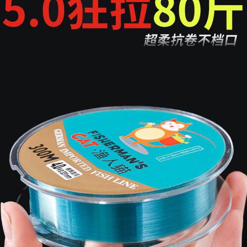 碳线路亚前导线专用碳素主线子线钓鱼线超柔软海竿抛杆线